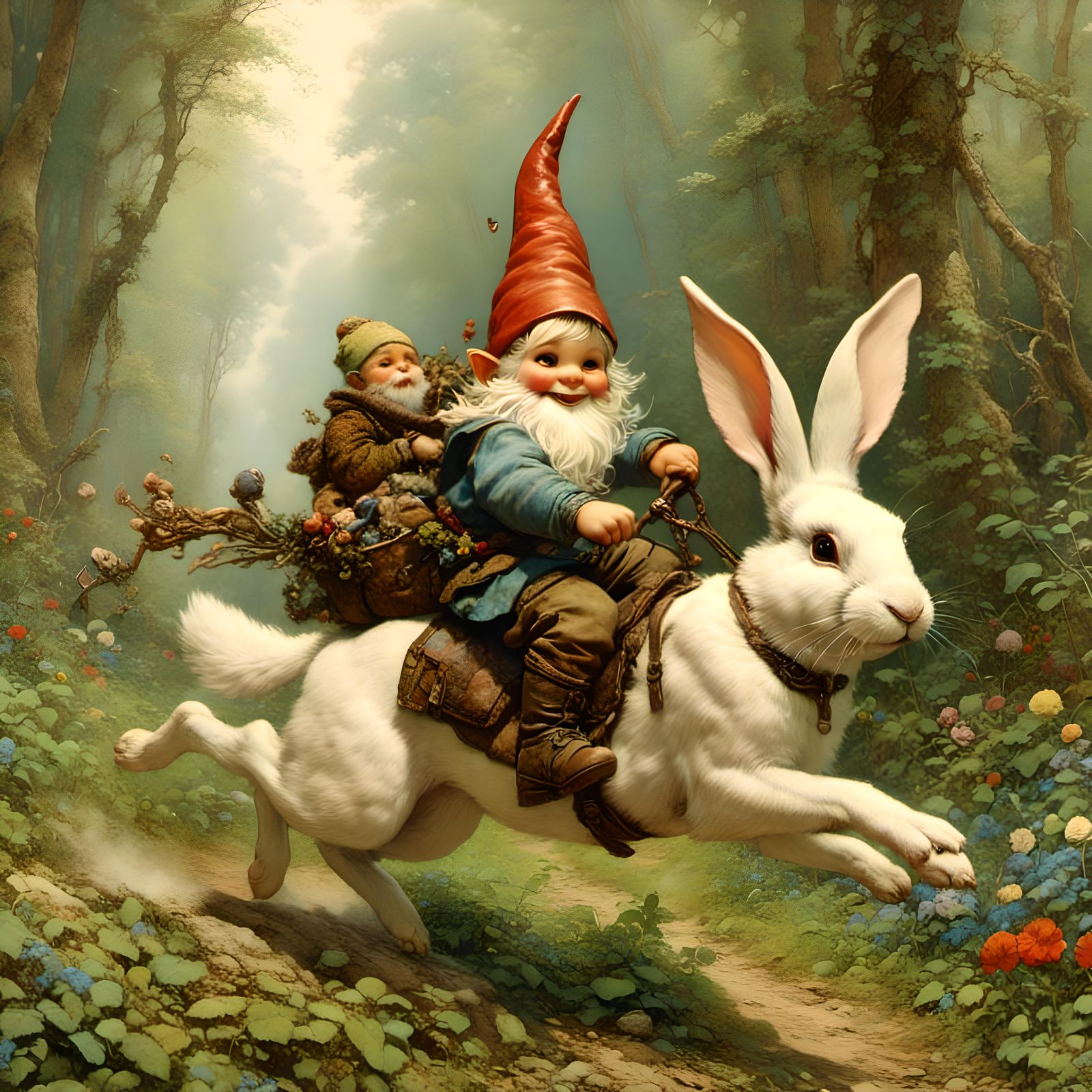 <lora:Gnomes-From Dalle 3:1.0>
Gnome riding a pony