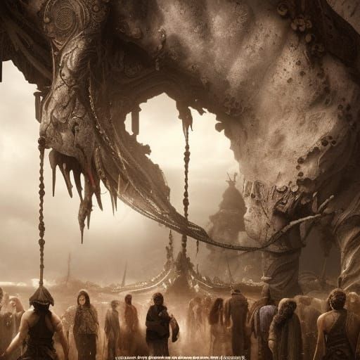 Epic Dramatic Digital Matte Painting