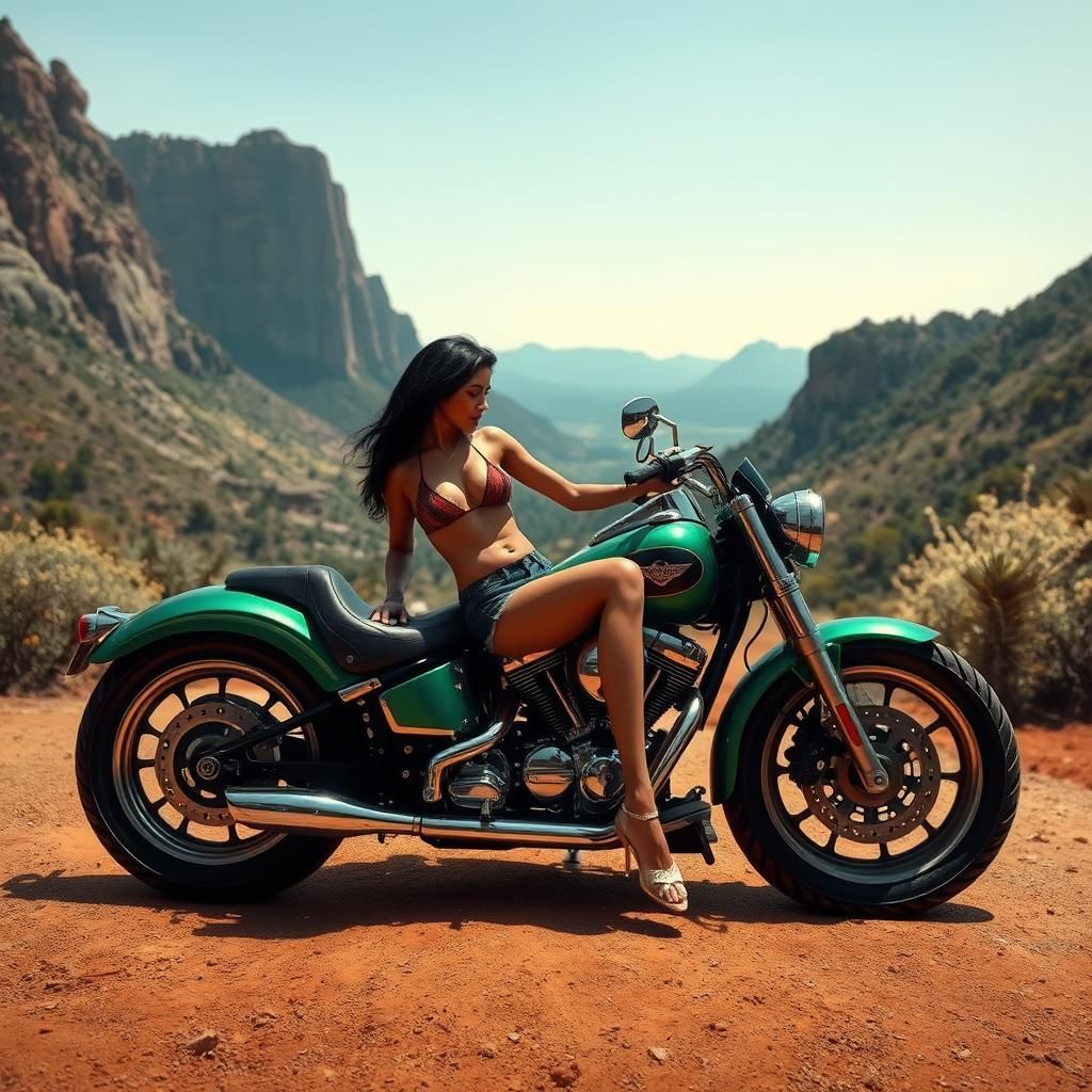 Alluring Woman as a Fast Machine