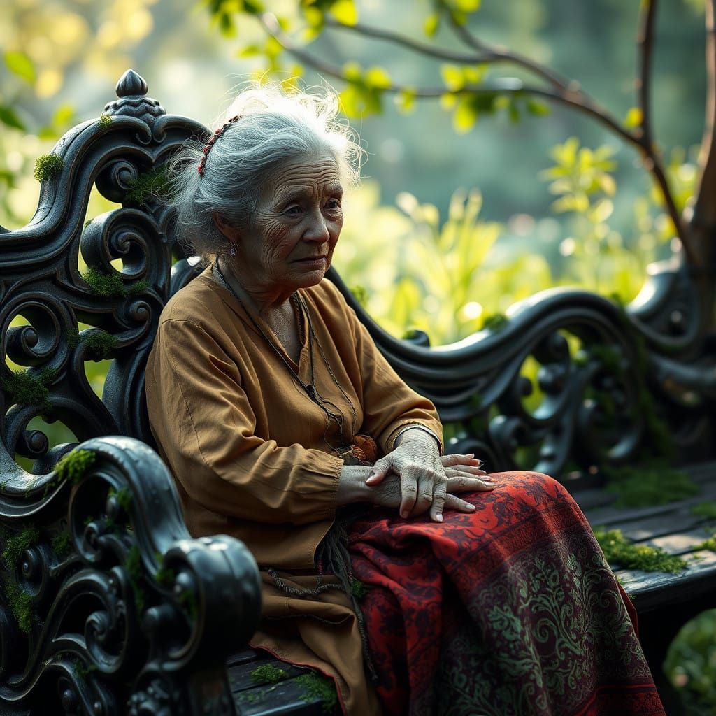 Warmth of Family Ties in a Serene Natural Setting