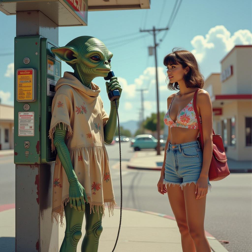 E.T. Phone Home: Retro-Futuristic Syd Mead Style