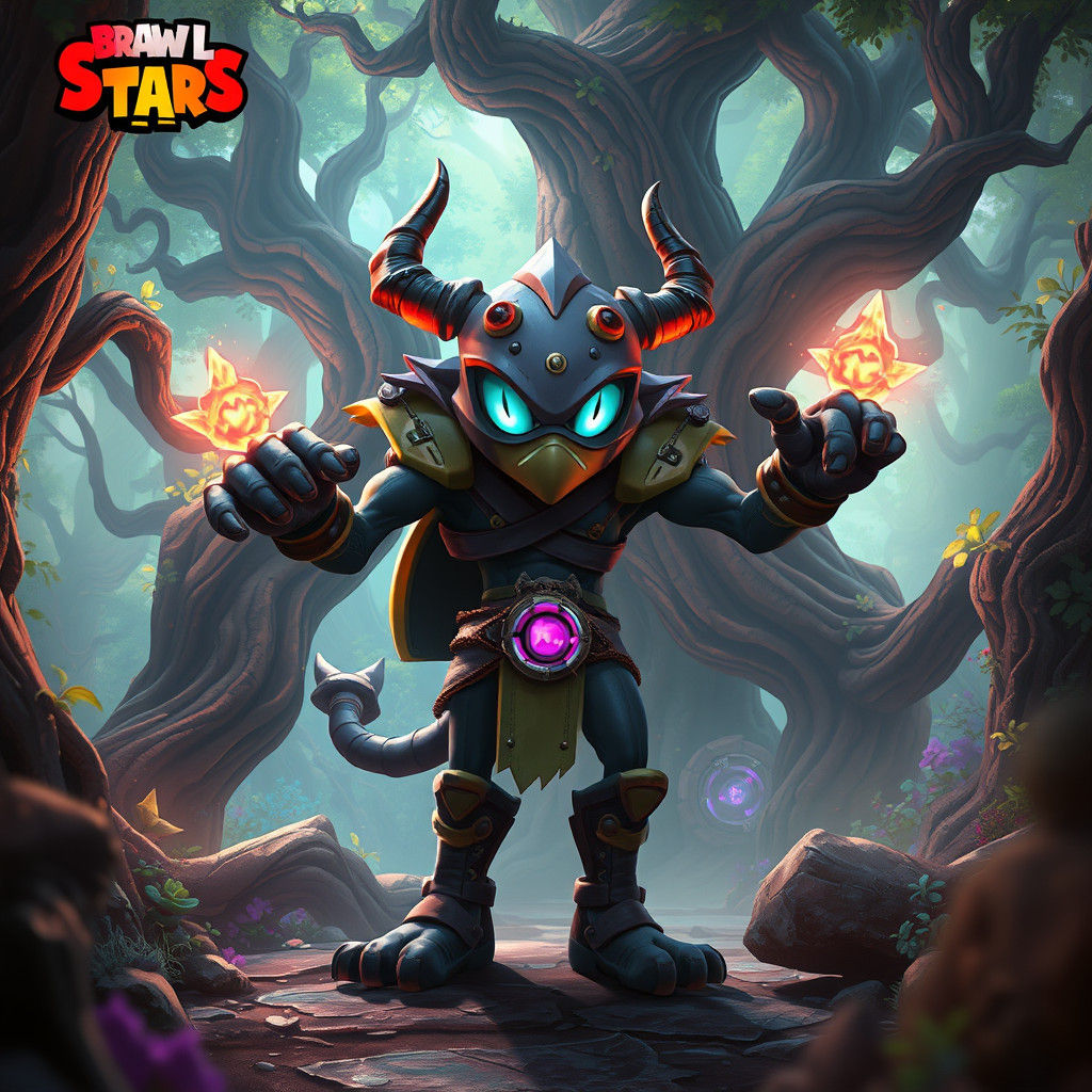 Buzzila in Mystical Forest: Fantasy Concept Art