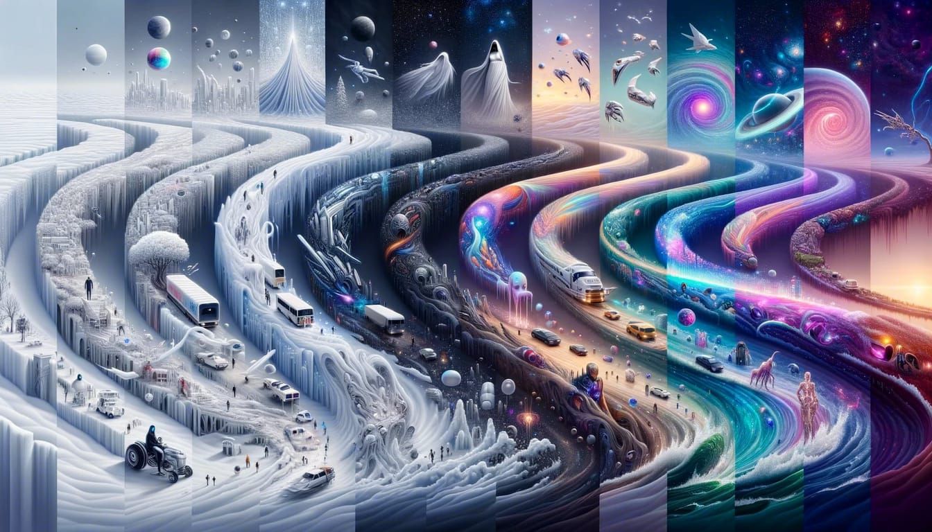 Enchanting Winter Elf Generated by AI