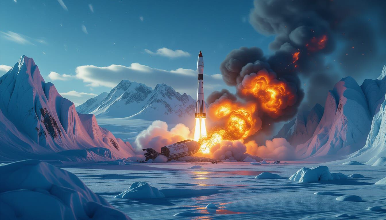 Rocket Rescue on Ice World