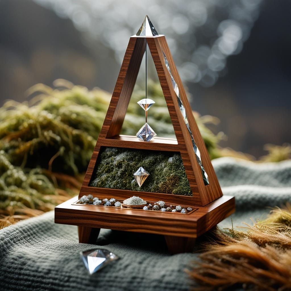 Opulent Metronome in Tundra: a Macro Still Life