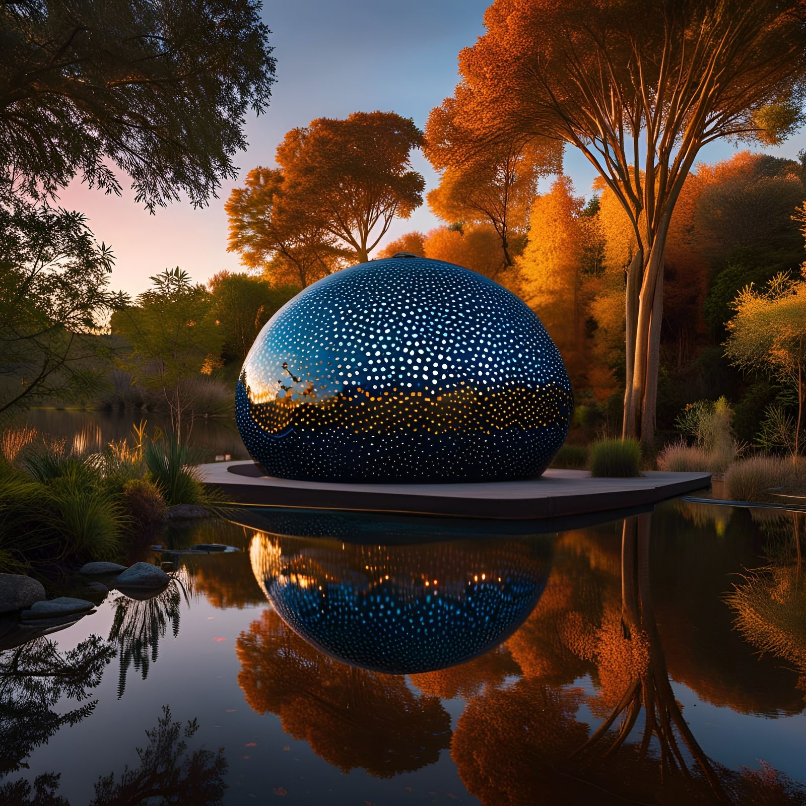 The Aliens left one of their orbs in the Outback.