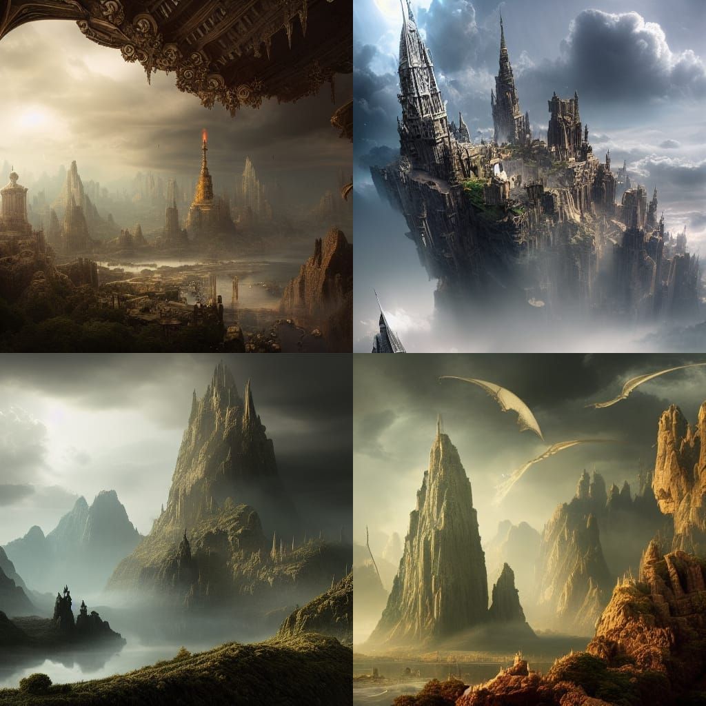 Epic Cinematic Digital Matte Painting
