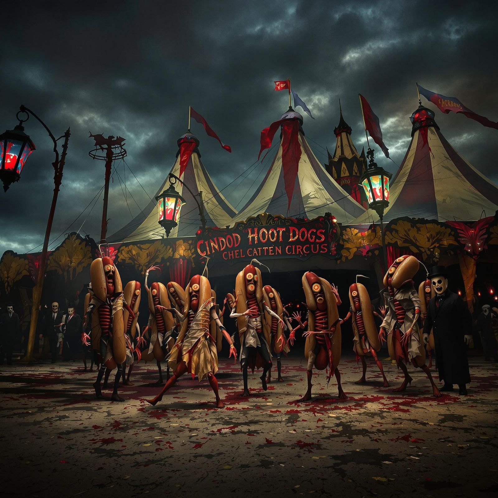 Twisted Hotdog Circus in a Haunting, Victorian-Era Inspired ...