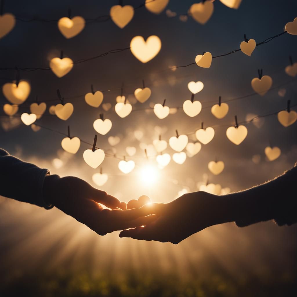 Ethereal Support Network: Lights and Hearts in Shadows