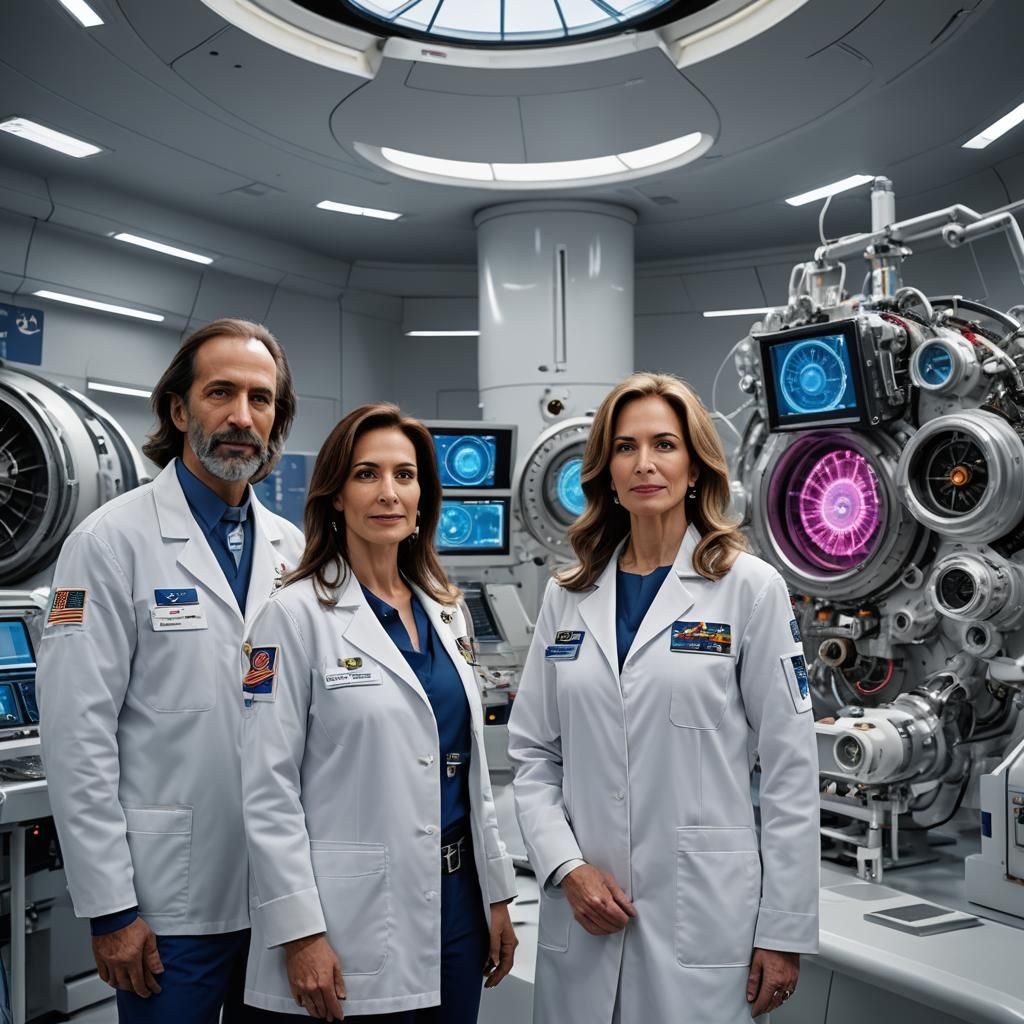 Free Energy Reactor in US Lab, Hyperrealistic Concept Art