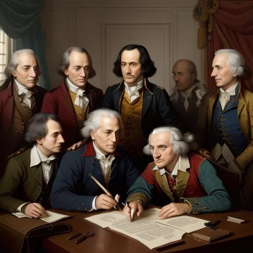 Turtles Sign the Declaration of Independence
