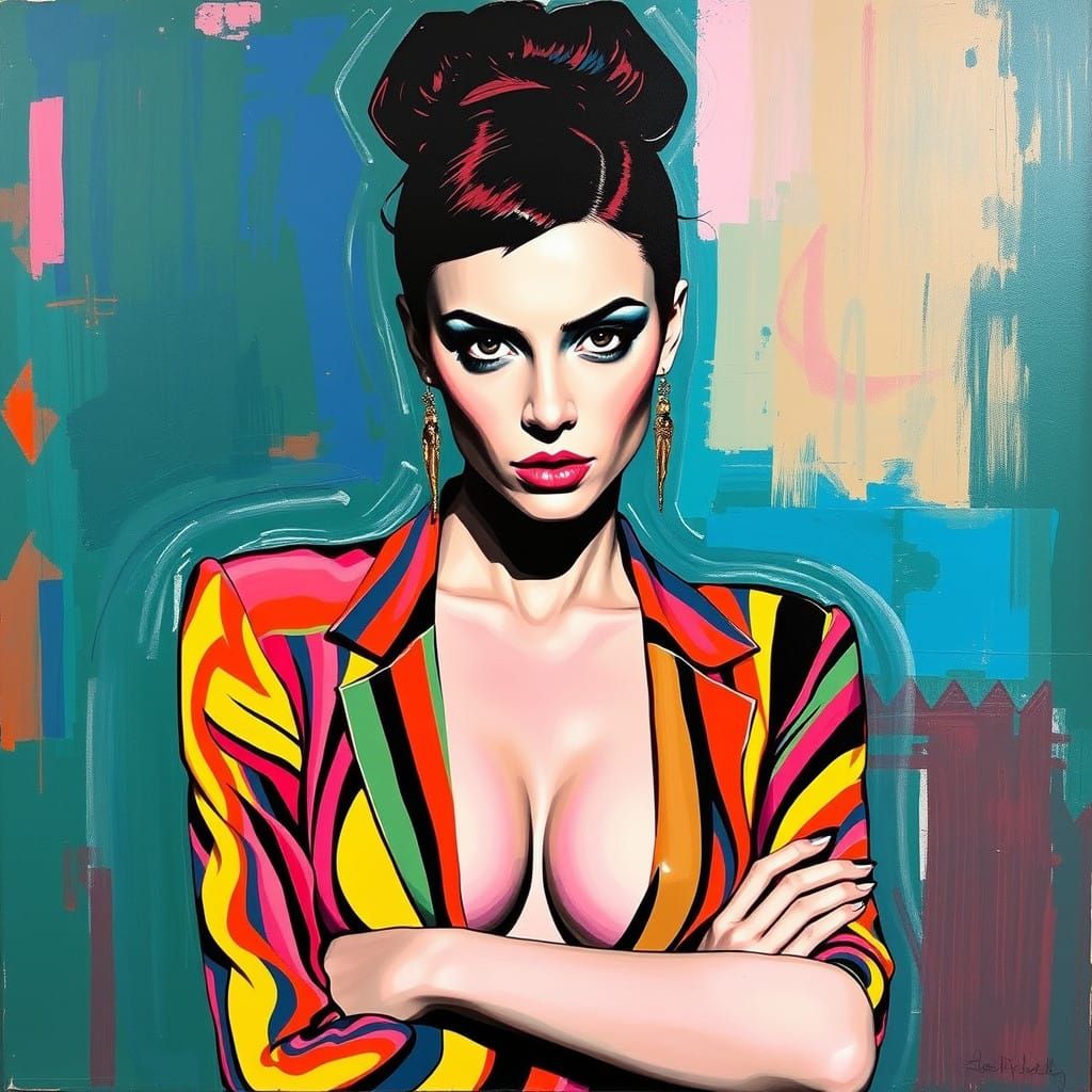 Pop Art in Vibrant Expressive Style