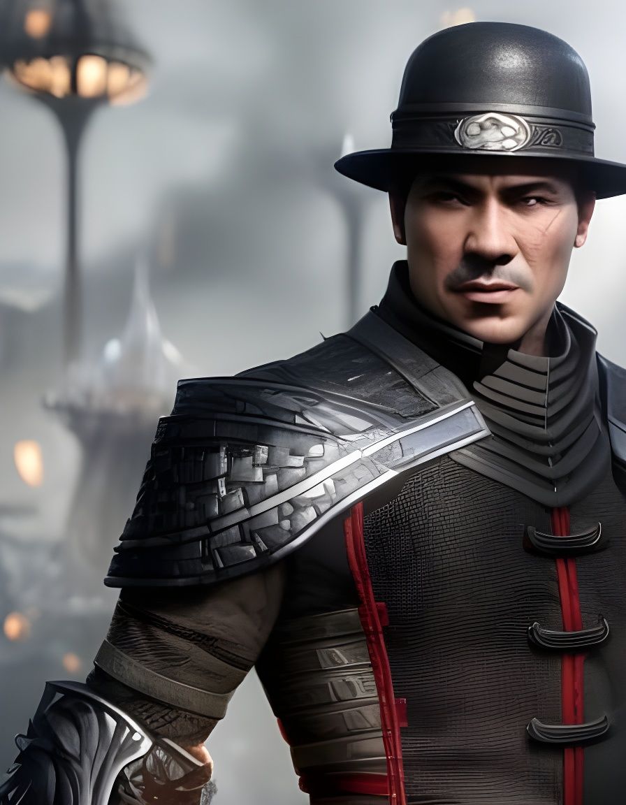 Kung Lao Portrait in Hyperrealistic Style