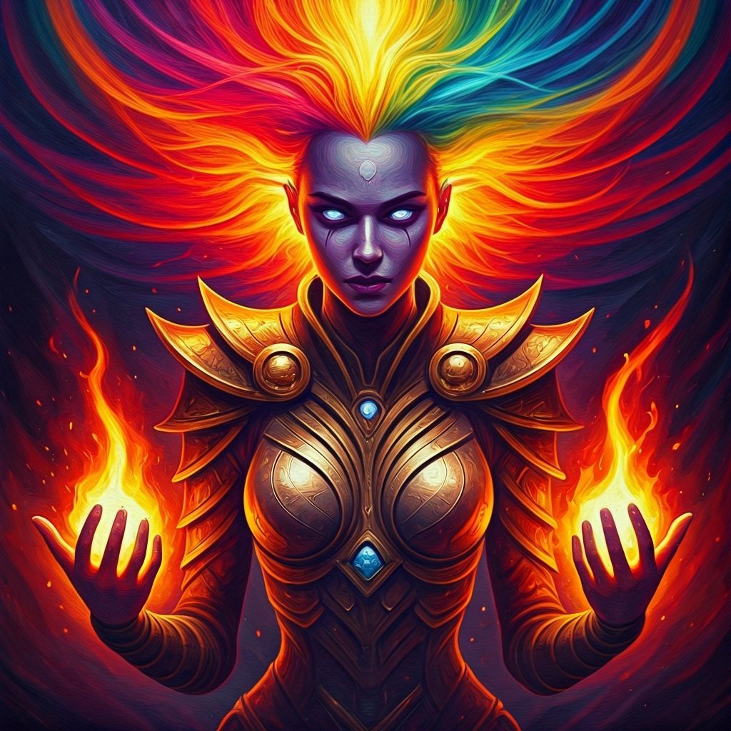 Goddess of Power: Heroic Cleric Warrior of Fairness