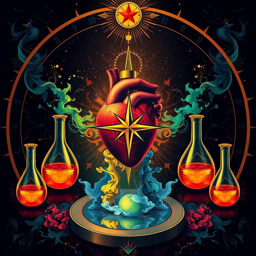 Soul Refining in Ecstasy with Golden Flasks