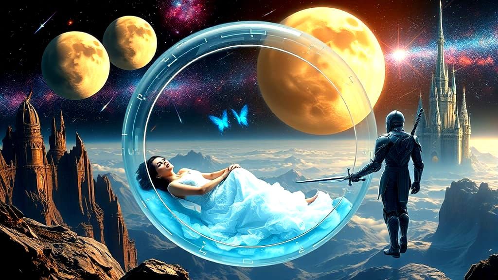 Sleeping Beauty in Space with Robotic Fairies