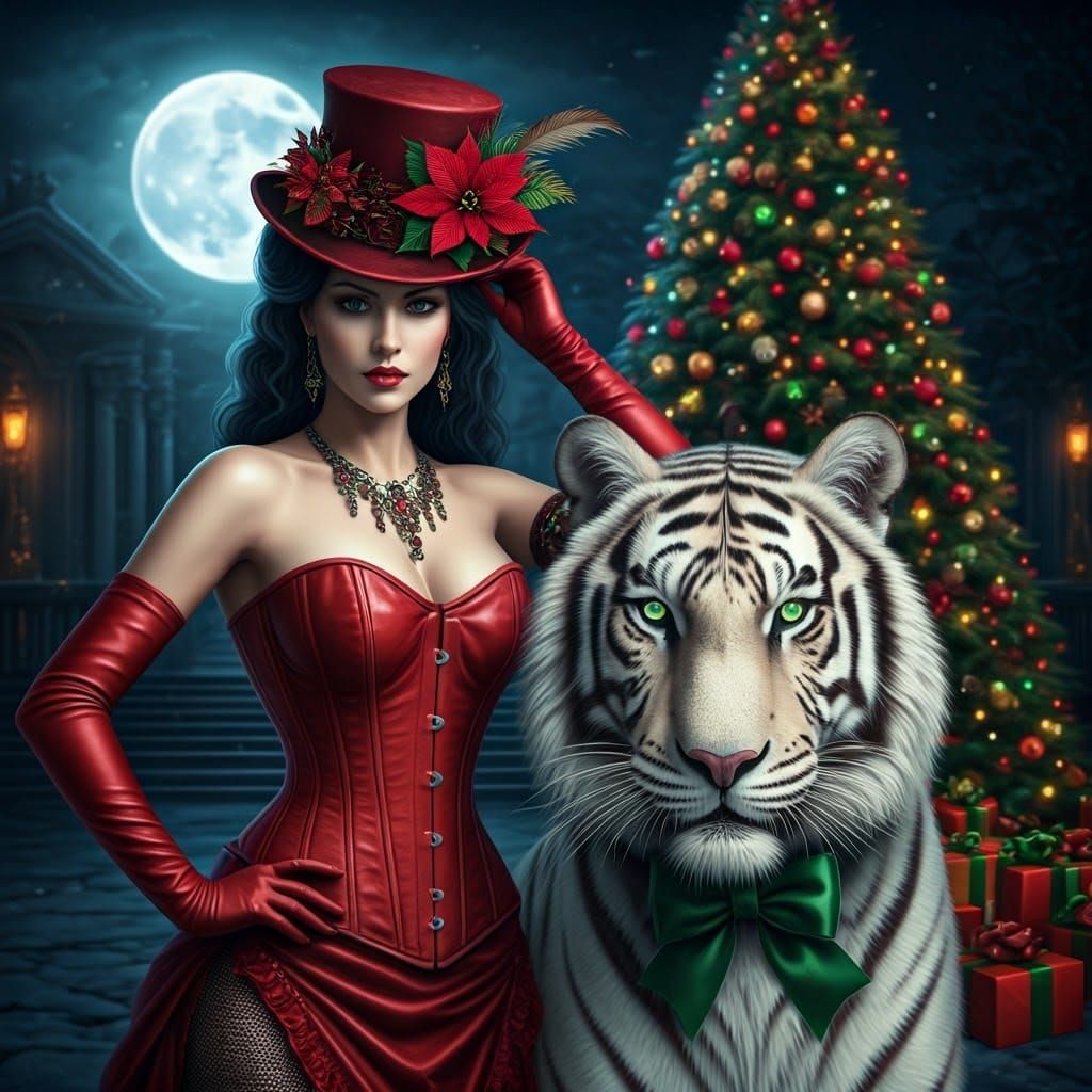 Red Top Hat and Tigar
