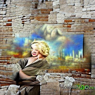 Marilyn Monroe: Renaissance-Inspired Detailed HDR Painting