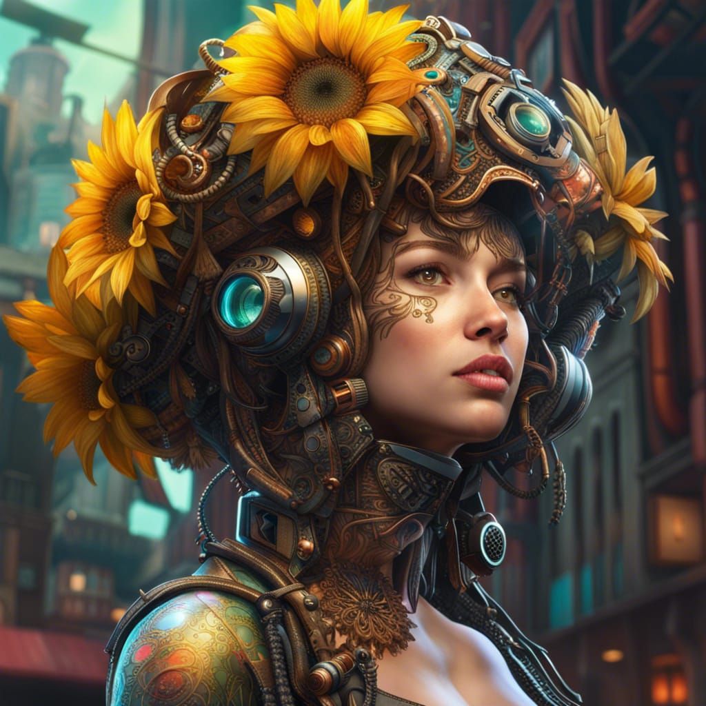 Cyberpunk ,flower