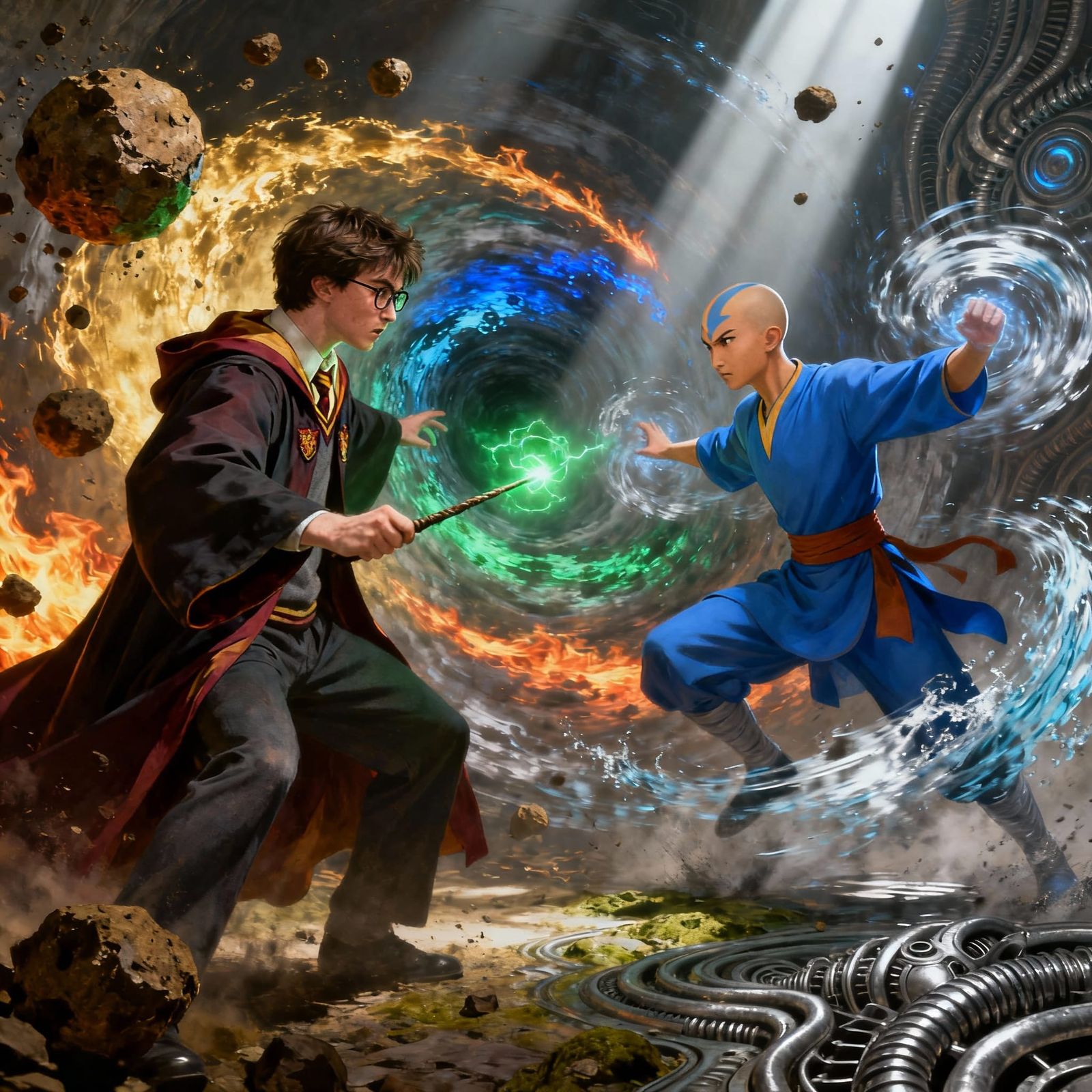 Harry Potter vs. Aang: Epic Elemental Magic Duel