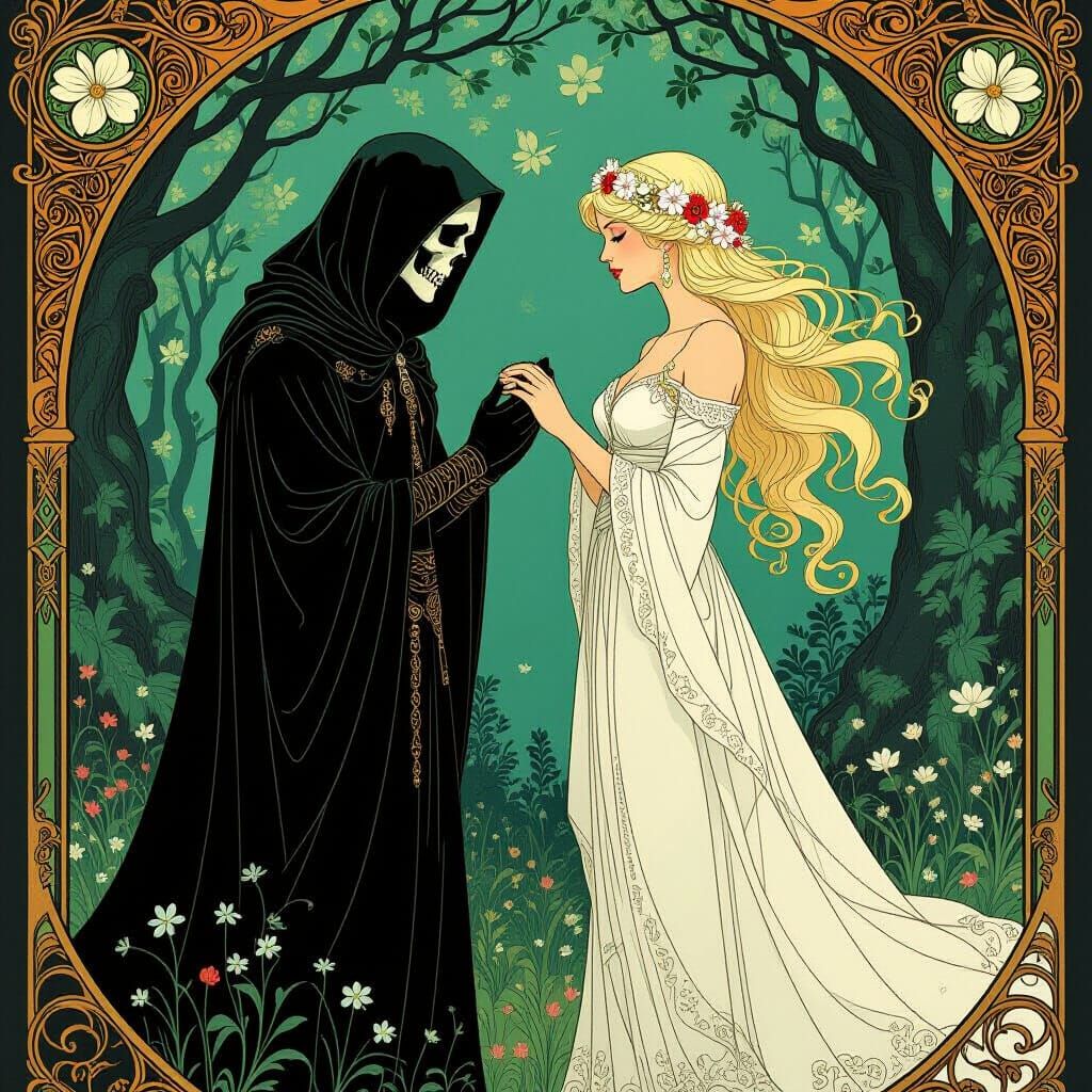 Goddess of Life and God of Death Exchange Vows