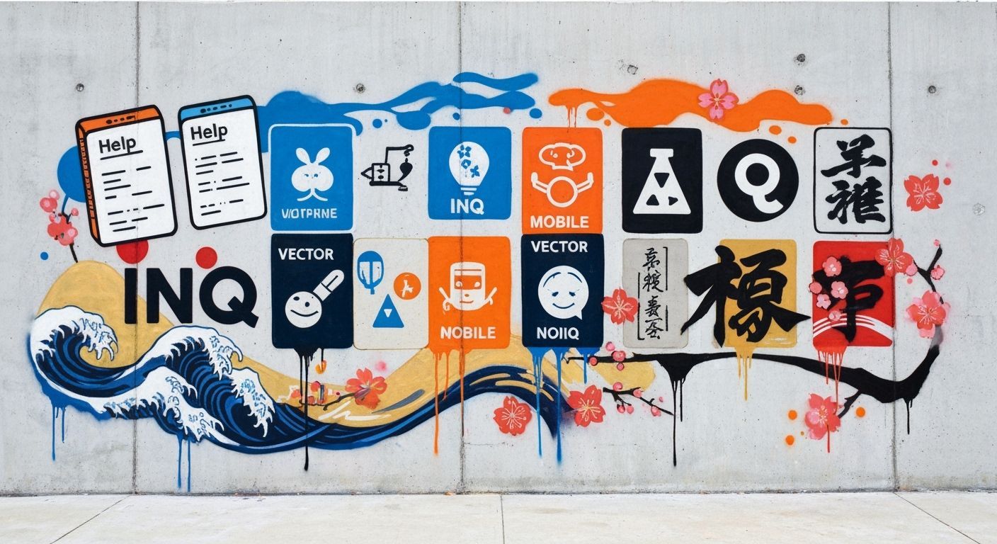 Graffiti Mural: INQ Mobile Meets Japanese Street Art