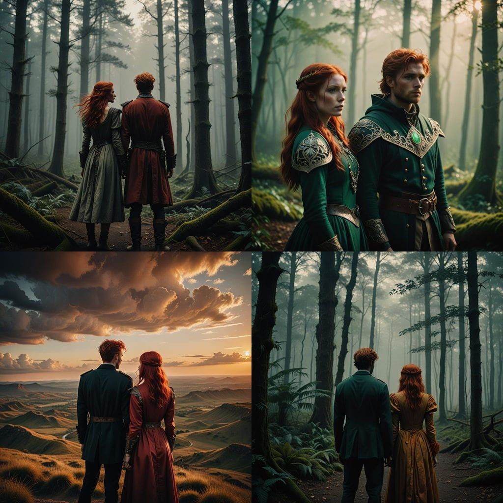 Epic Fantasy Portrait in Cinematic Style