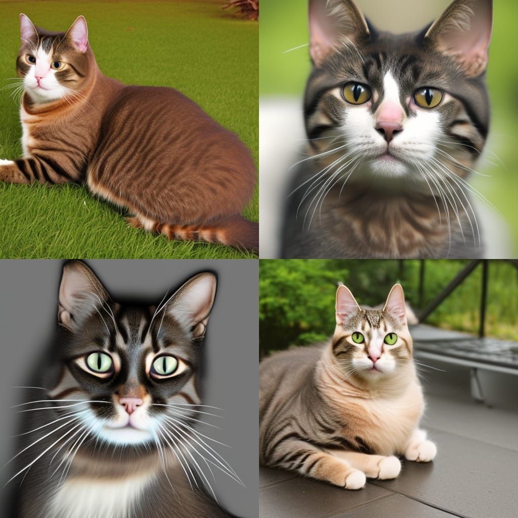 Realistic Cat Generated by AI