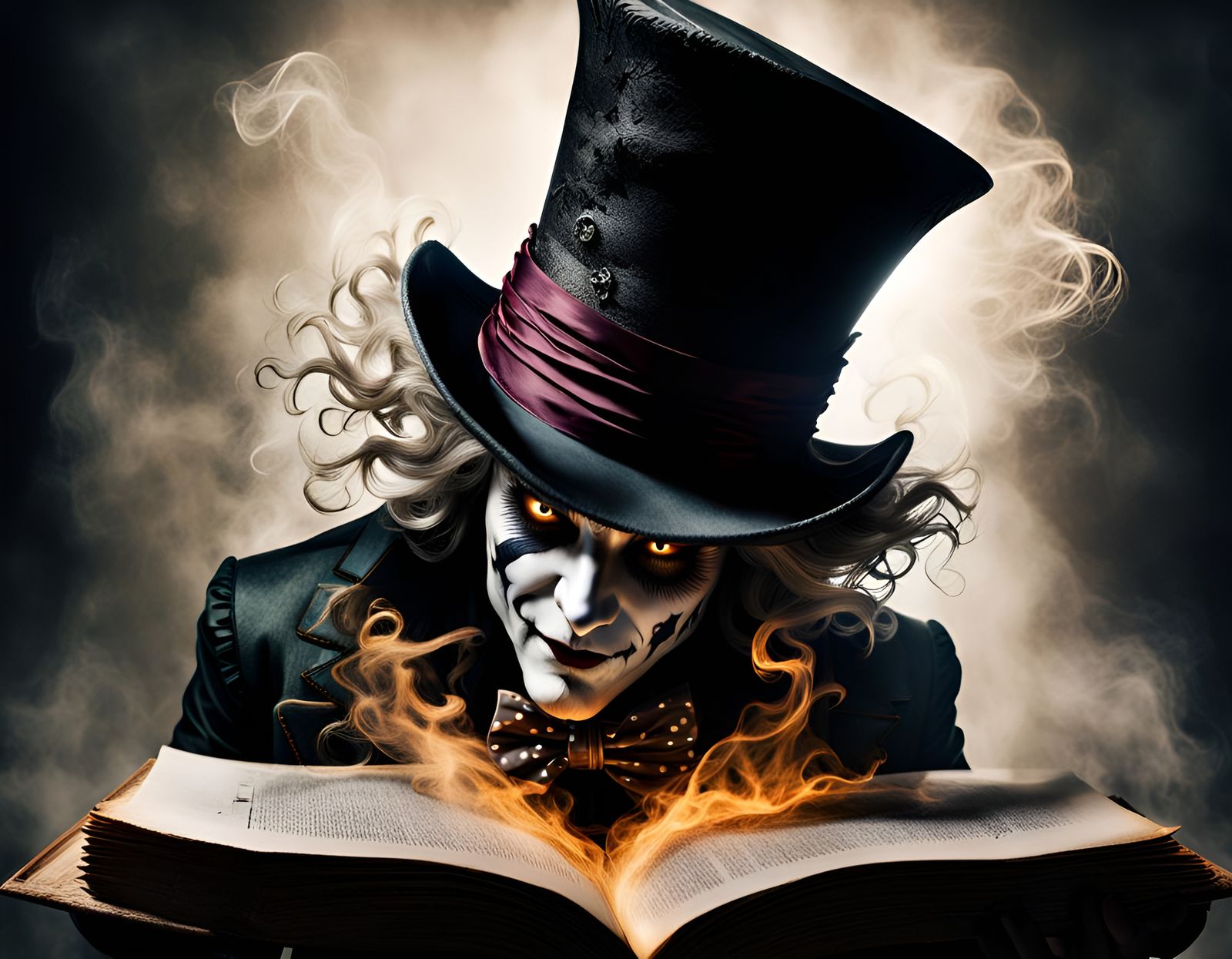 Sinister Mad Hatter Emerges From Macabre Book