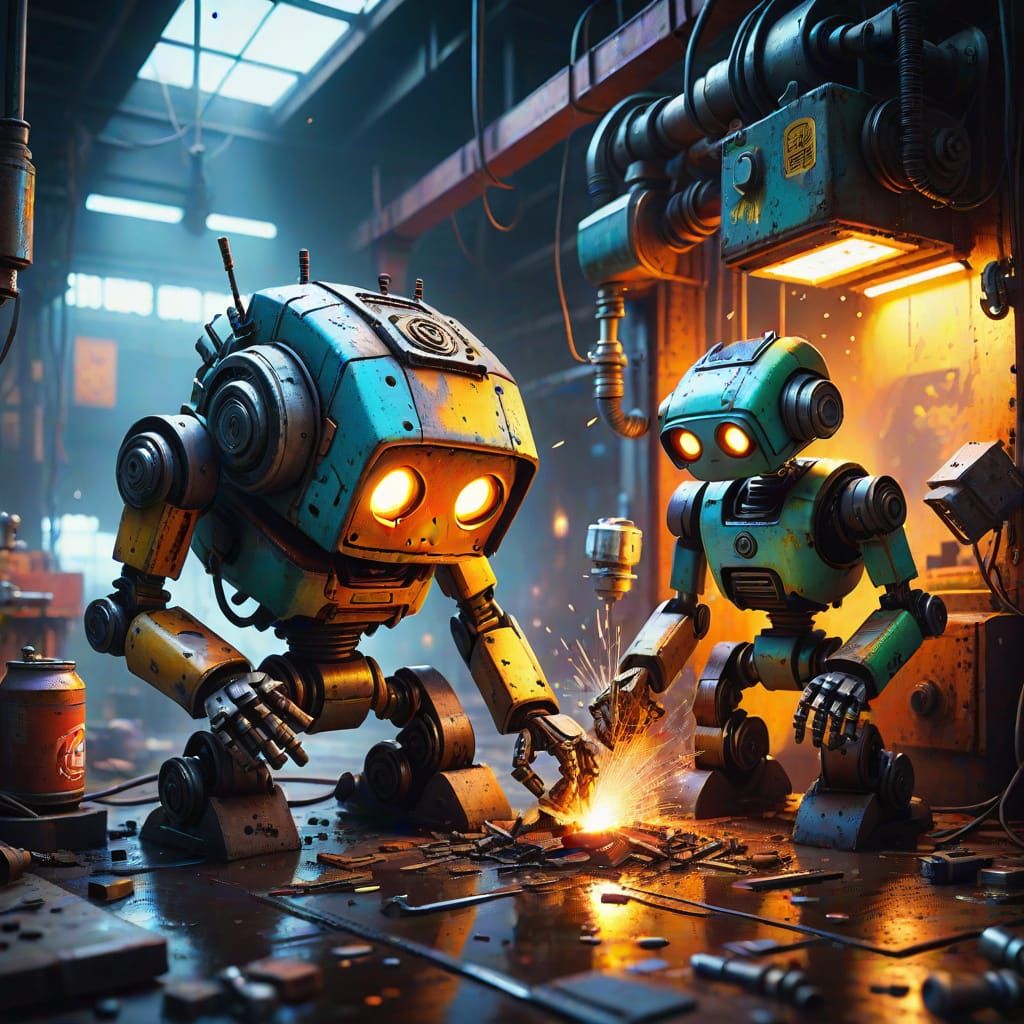 Precision Robots in Industrial Repair