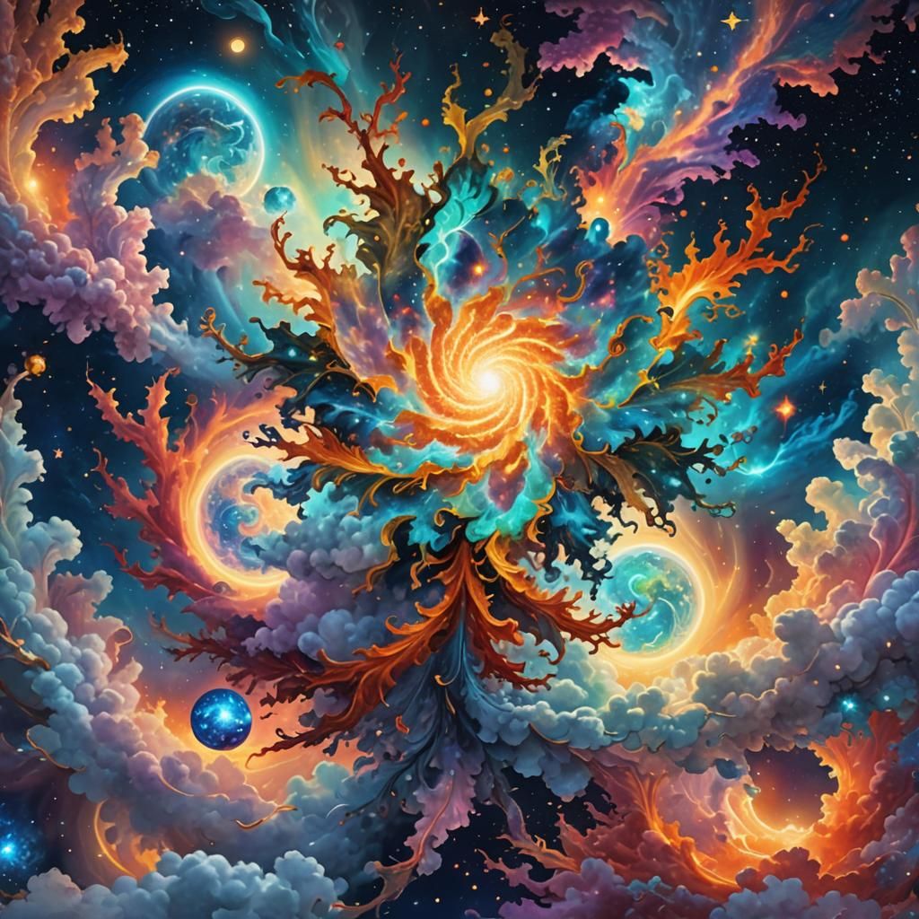 Ethereal Ions Dancing in the Sky: A Holographic Illustration