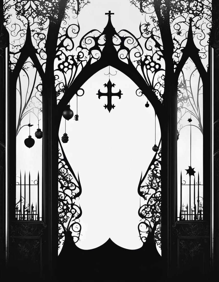 Gothic Black Friday Background for Promotions