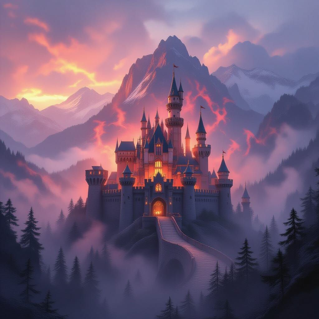Enchanted Castle on Misty Mountain