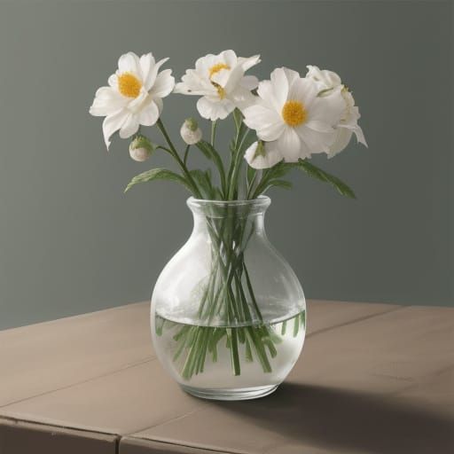 Watercolor Garlic Close-Up in Paul Klee Style