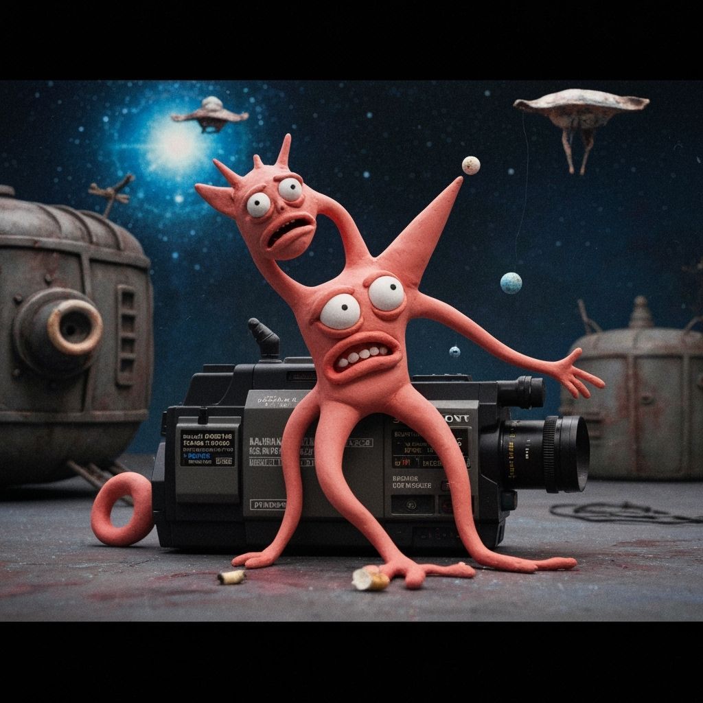Surreal Cosmic Horror in Claymation Diesel-Punk Style
