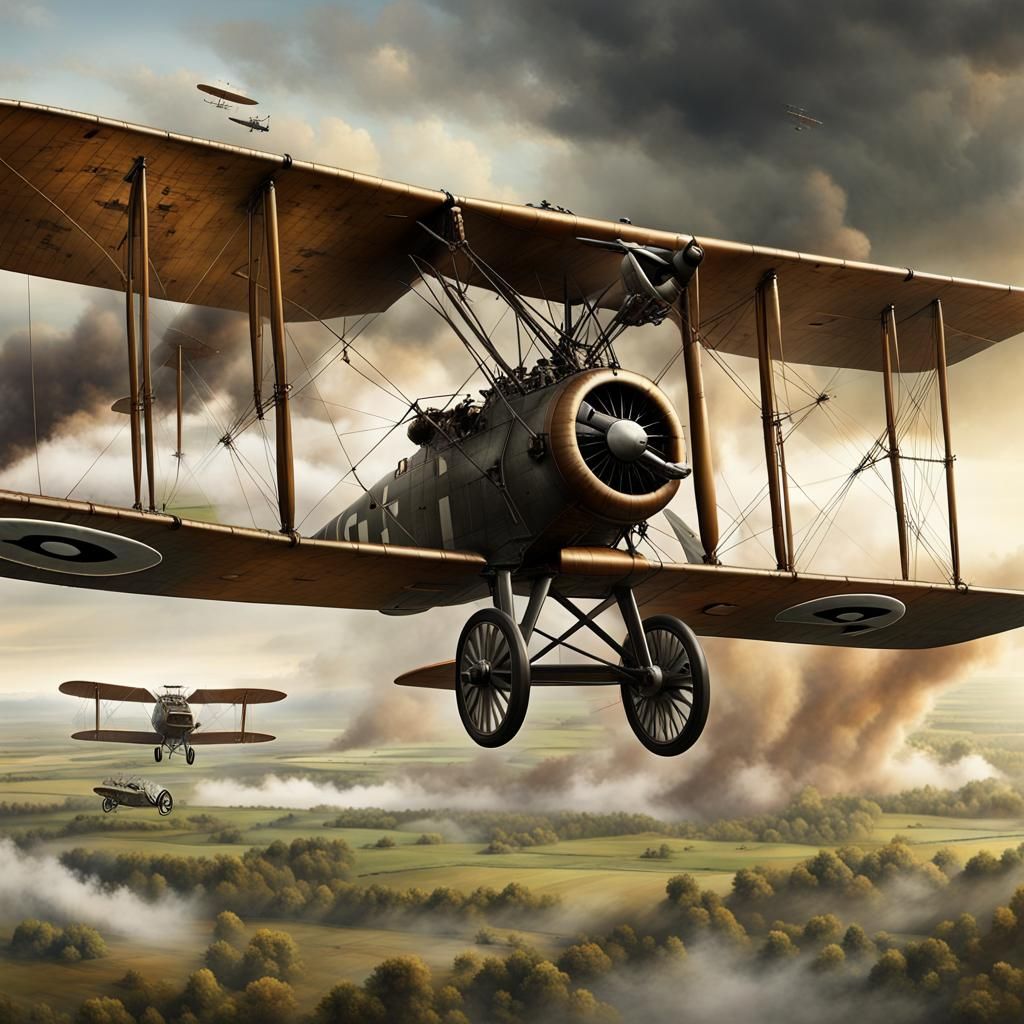 Fokker D.VII in World War I Aerial Combat