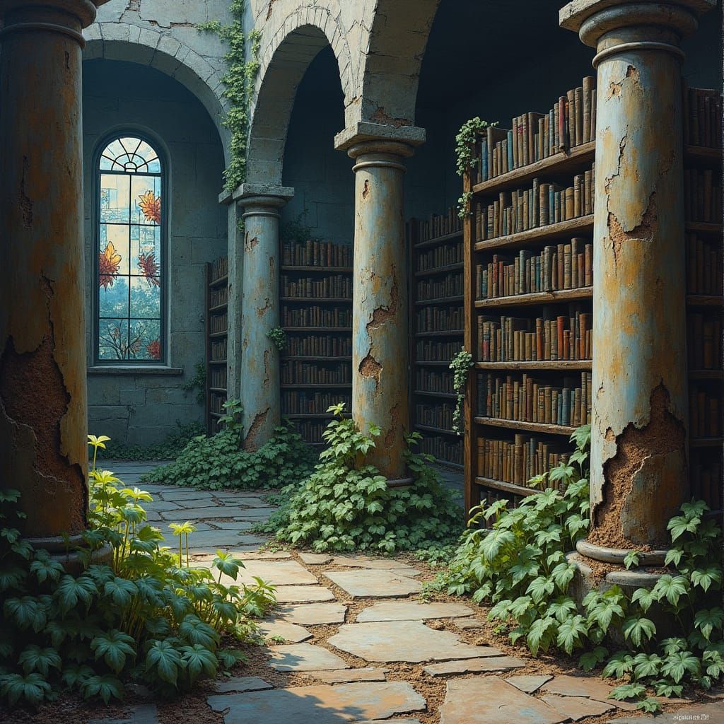 Dystopian Ruins: William Stout Inspired Digital Painting