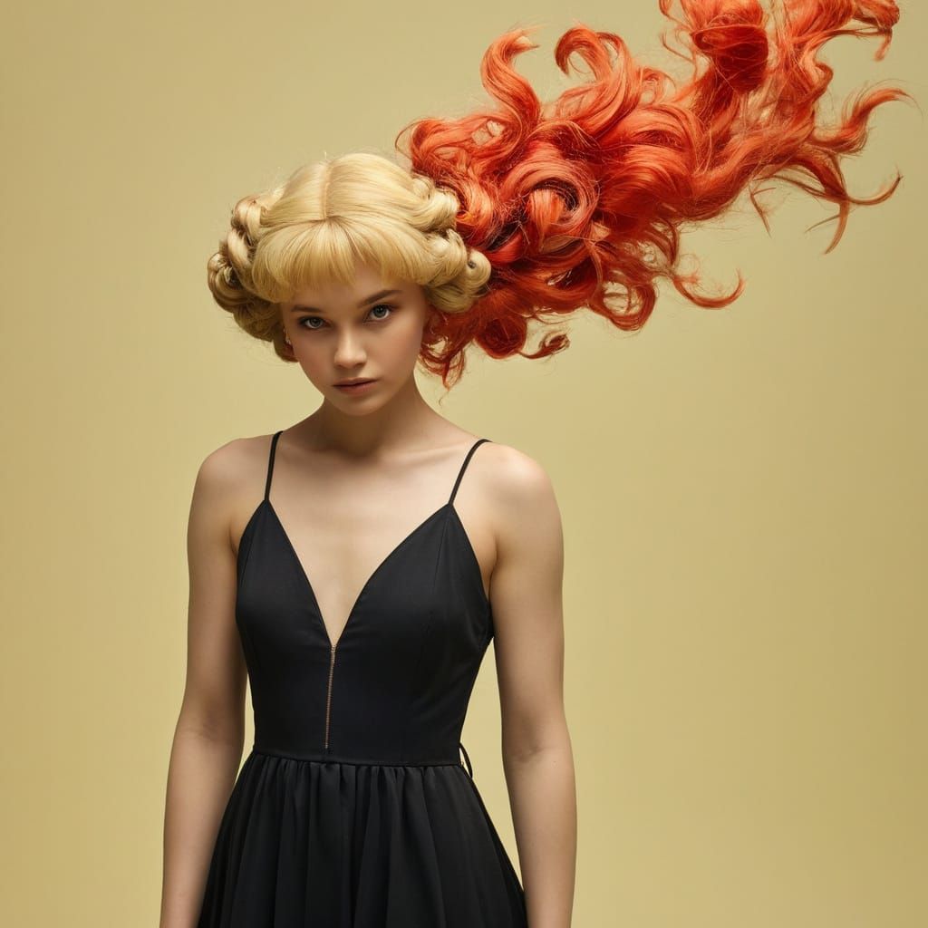 A Mysterious Woman in a Black Gown, with a Twist