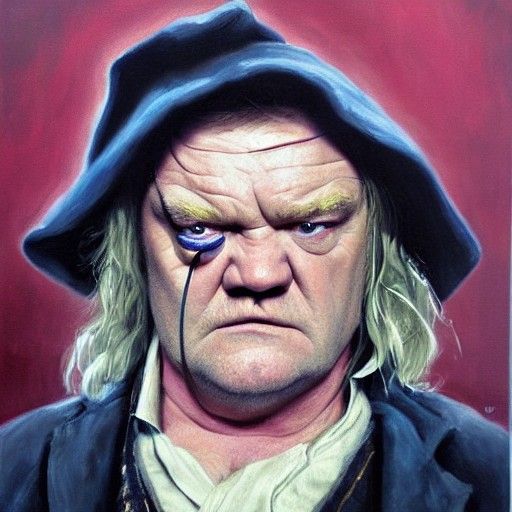 Brendan Gleeson as Mad Eye Moody Portrait
