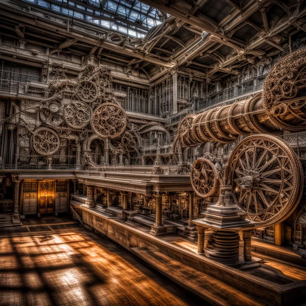 Hyperrealistic Science Olympiad Scene in HDR