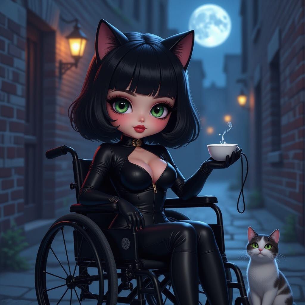Catwoman On Wheels