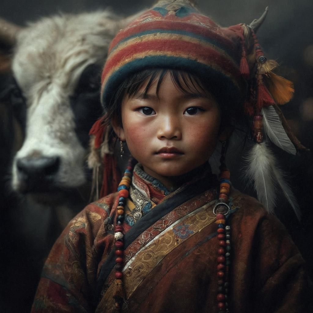 A Tibetan child