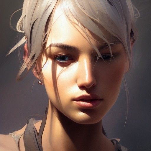 Friendship Portrait in Hyperdetailed Digital Art Style