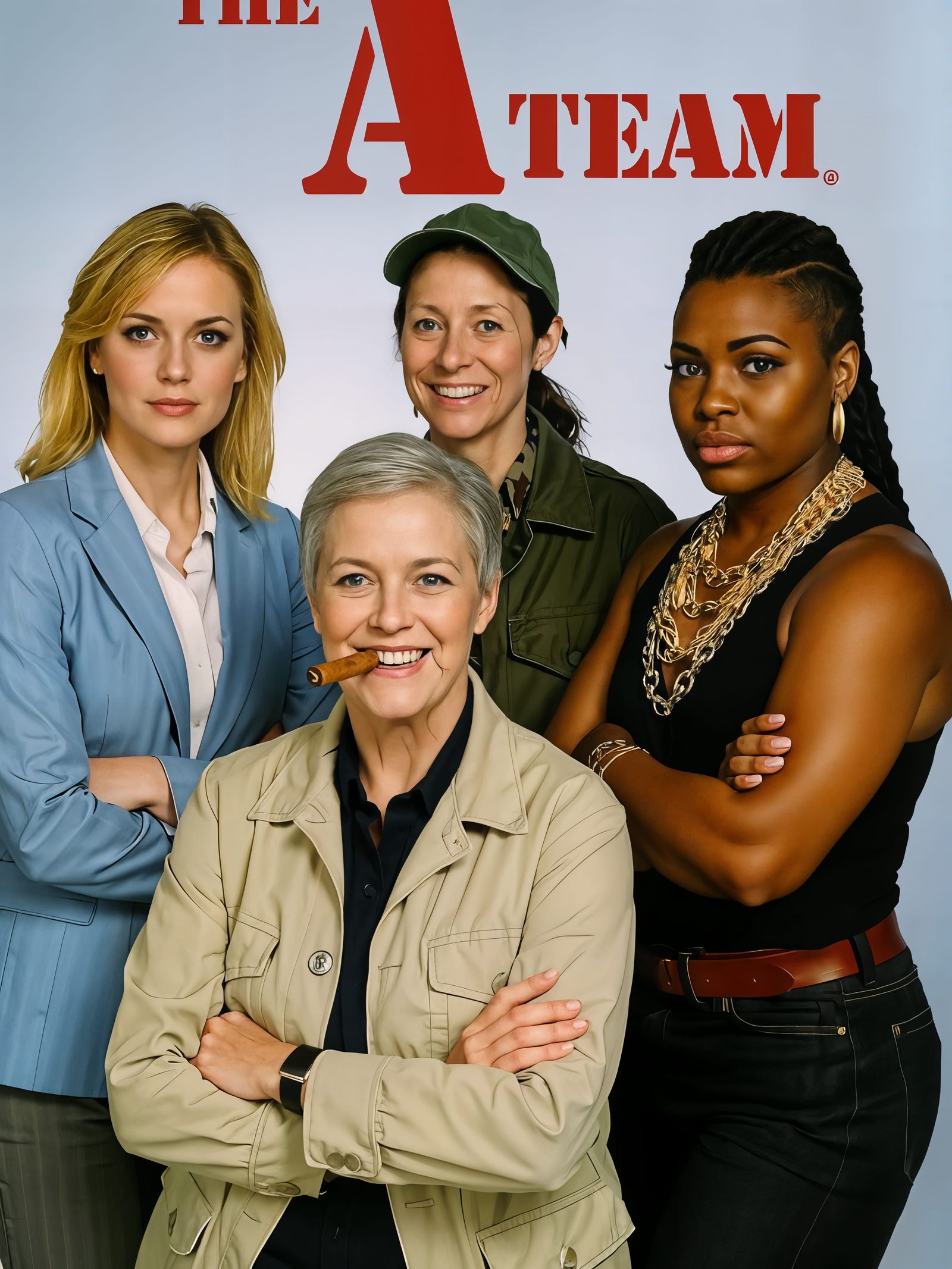 Hyperrealistic "A-Team" Reimagining with All-Female Cast