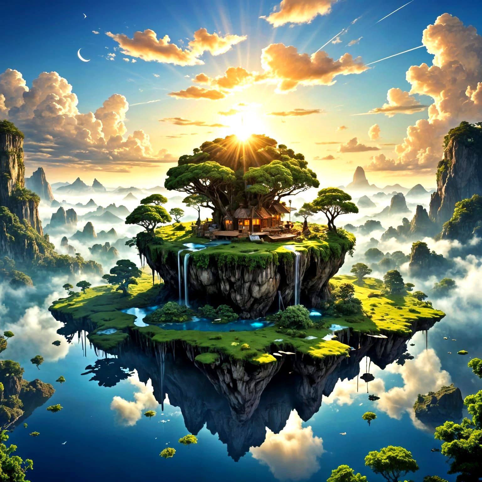 Ethereal Island Oasis in Heavenly Abode