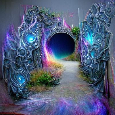 Enchanting Portal to a Fantasy Realm