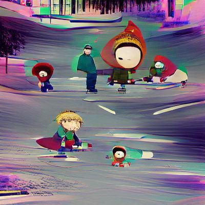 South Park Character Animation Style