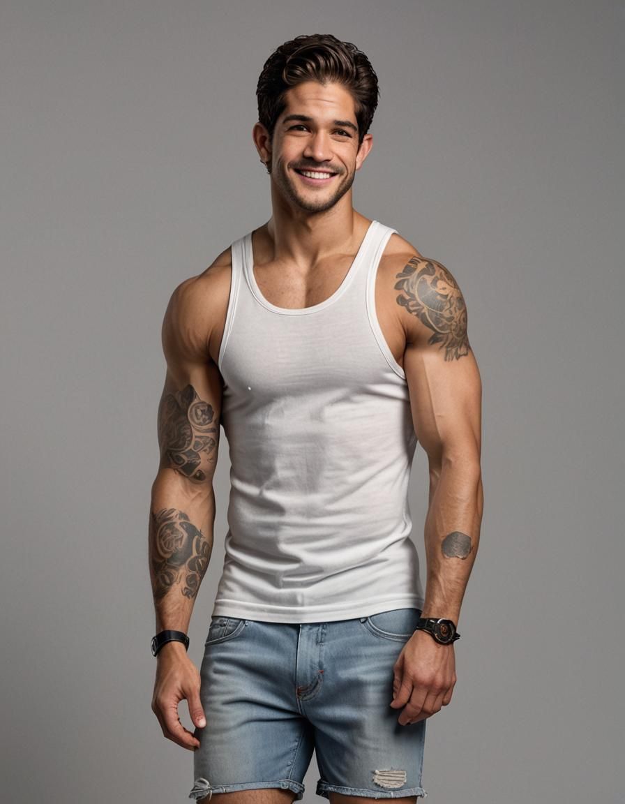 Tyler Posey as Massively Muscular Bodybuilder