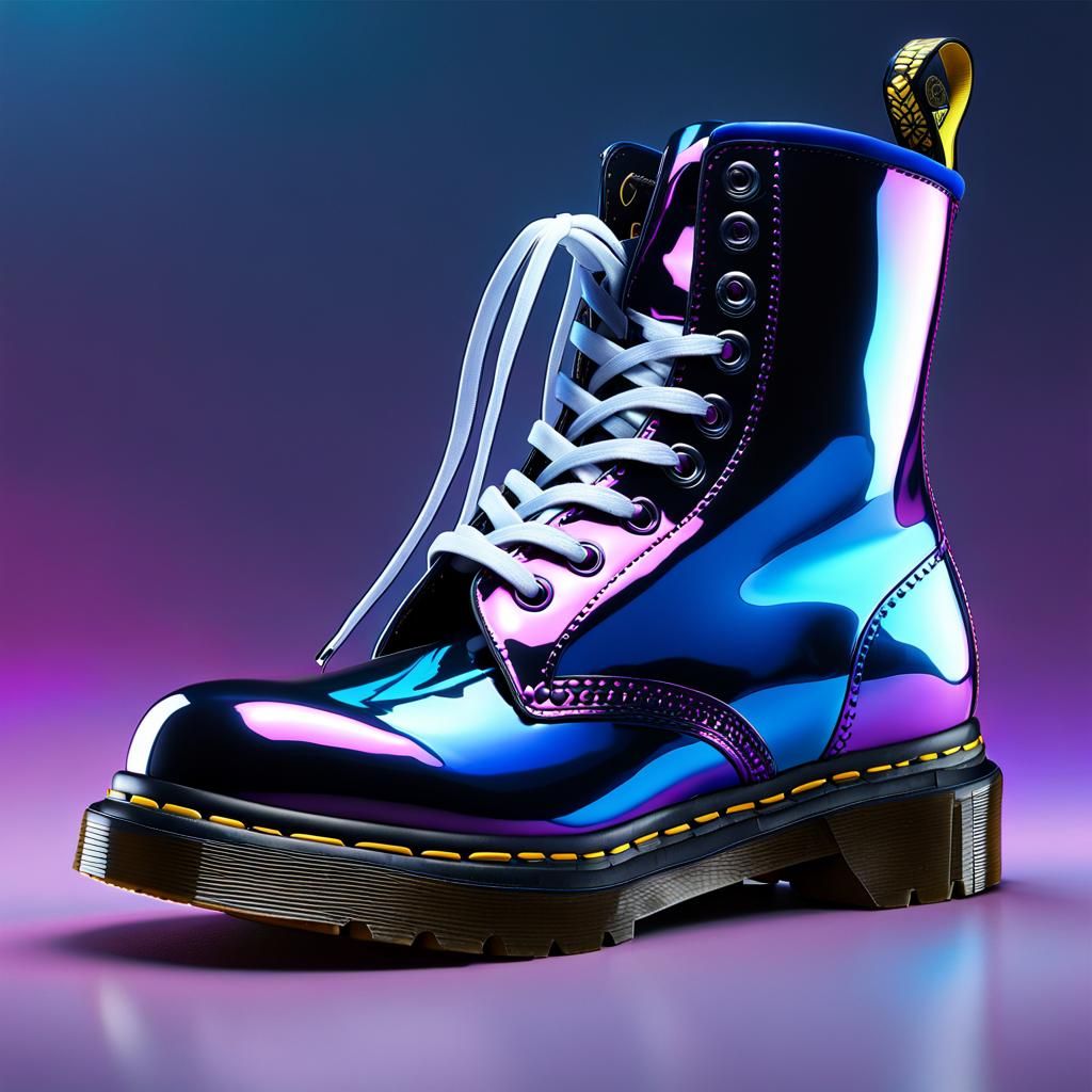 Doc Holiday Purple and Pink Chrome Molly