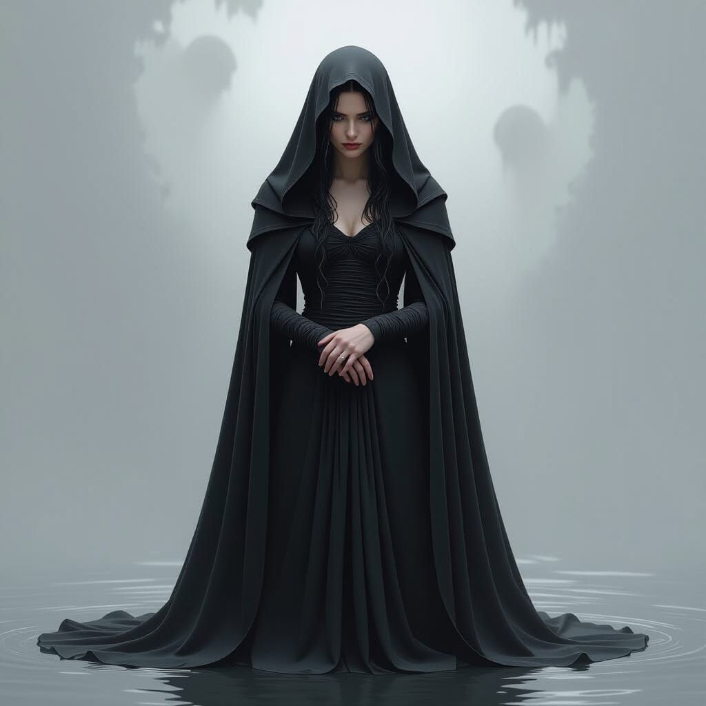 Arwen in Mourning: A Cinematic Portrait